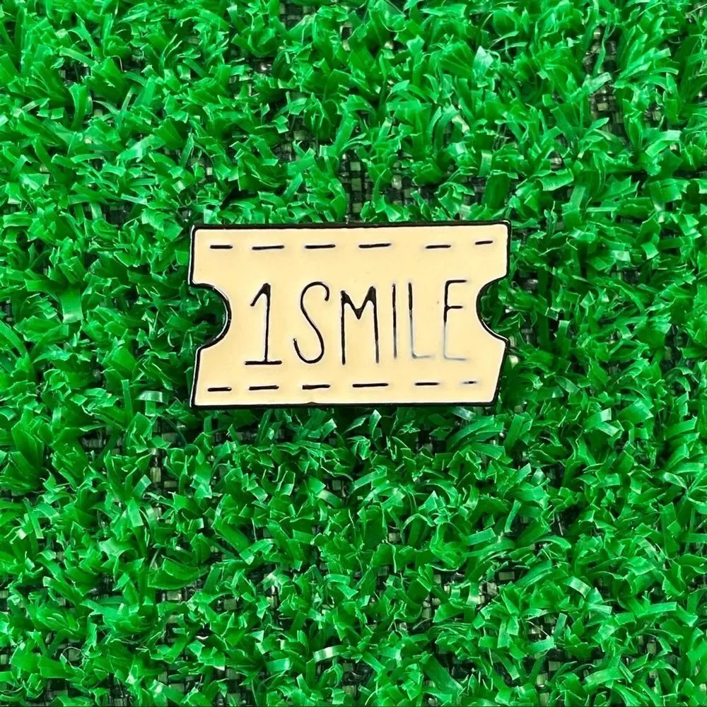 1 Smile Coupon Enamel Pin/ Brooch Lapel